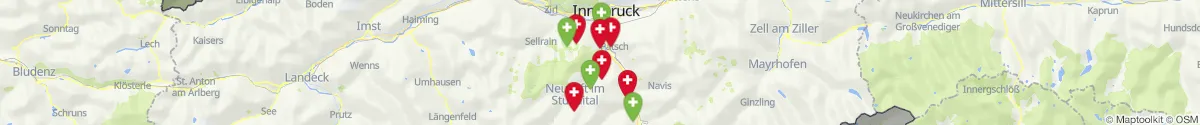 Map view for Pharmacies emergency services nearby Gschnitz (Innsbruck  (Land), Tirol)